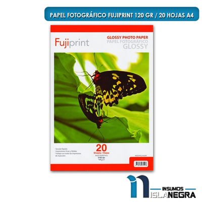 PAPEL FOTOGRAFICO ADHESIVO GLOSSY 120GR. (20u) PADA4120