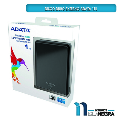 DISCO DURO EXTERNO ADATA USB 3.0 1TB