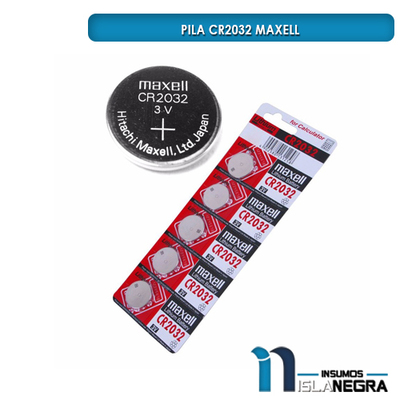 PILA CR2032 MAXELL 1 UNIDAD