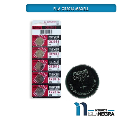 PILA CR2016 MAXELL 1 UNIDAD