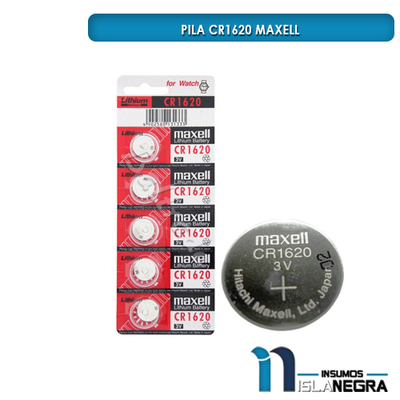 PILA CR1620 MAXELL 1 UNIDAD