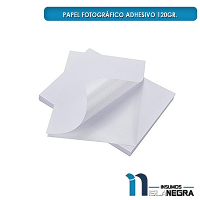 PAPEL FOTOGRAFICO ADHESIVO 120GR.