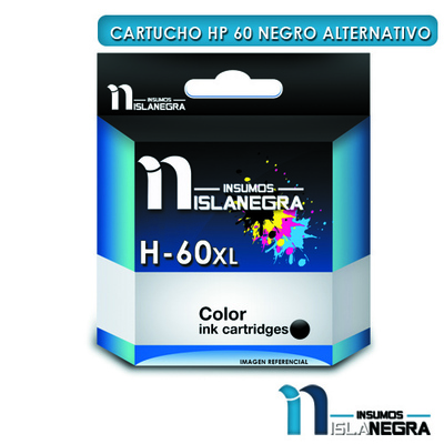 CARTUCHO HP 60 NEGRO ALTERNATIVO