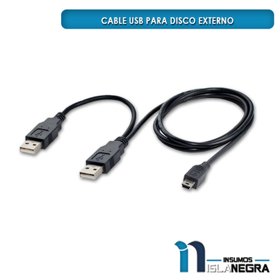 CABLE USB PARA DISCO EXTERNO