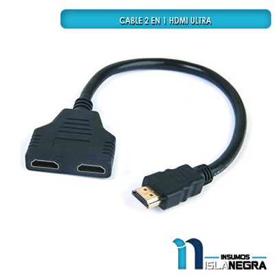 CABLE ADAPTADOR HDMI 2 EN 1 ULTRA
