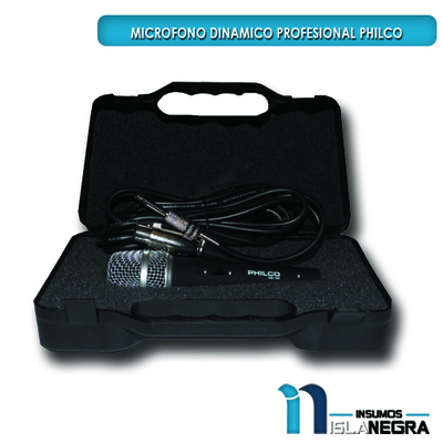MICROFONO ALAMBRICO PROFESIONAL PHILCO DM-18K