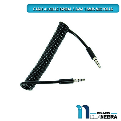 CABLE AUXILIAR ESPIRAL MICROLAB