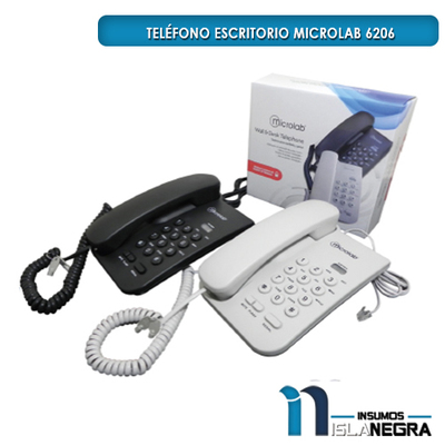 TELEFONO ESCRITORIO MICROLAB 6206