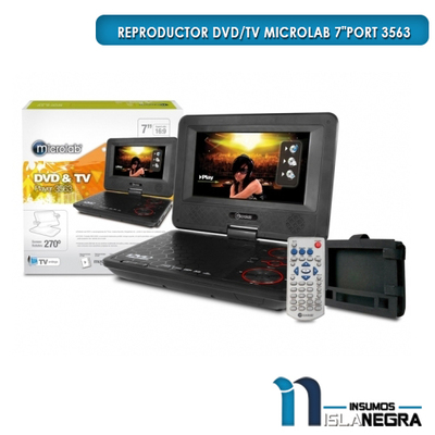 Reproductor portable DVD&TV MLAB 3563