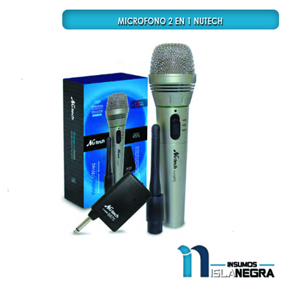 MICROFONO ALAMBRICO/INALAMBRICO NUTECH 6975