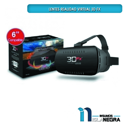 LENTES REALIDAD VIRTUAL 3D FX