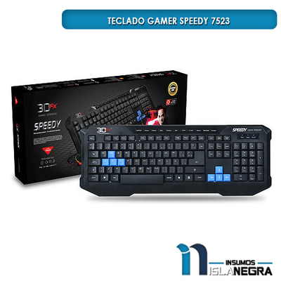 TECLADO GAMER ALAMBRICO SPEEDY 3DFX