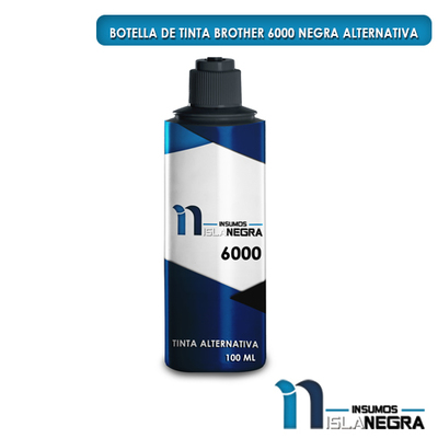 BOTELLA DE TINTA BROTHER 6000 NEGRO ALTERNATIVA