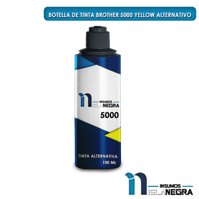 BOTELLA DE TINTA BROTHER 5000 YELLOW ALTERNATIVO