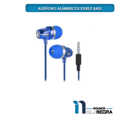 AUDIFONO ALAMBRICOS STEREO BASS