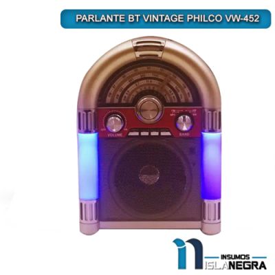 PARLANTE BT VINTAGE PHILCO VW-452