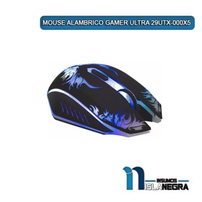MOUSE ALAMBRICO GAMER ULTRA 29UTX-000X5