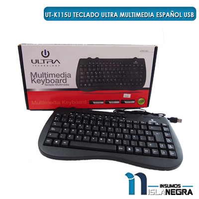TECLADO ALAMBRICO ULTRA UT-K115U