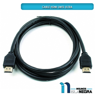 CABLE HDMI 3MTS ULTRA 