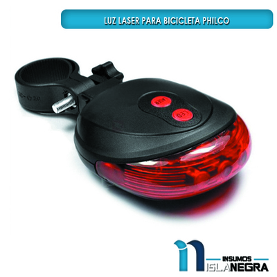 LUZ LASER PARA BICICLETA PHILCO