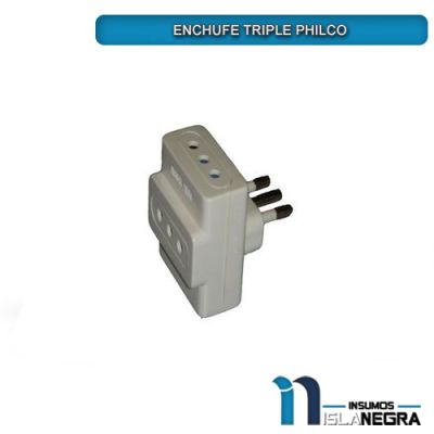 ENCHUFE TRIPLE PHILCO