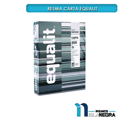 RESMA DE PAPEL CARTA EQUALIT
