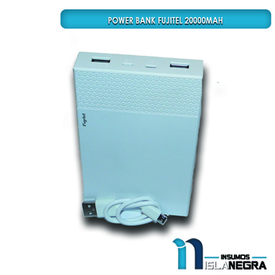 CARGADOR PORTATIL POWER BANK FIJUTEL 20000mAh