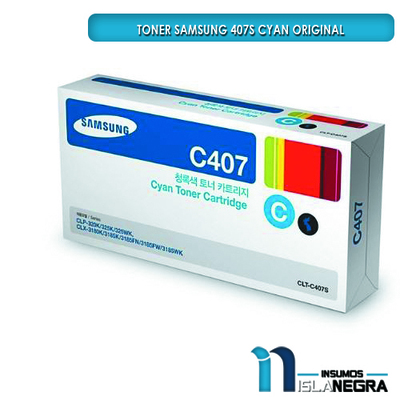 TONER SAMSUNG 407S CYAN ORIGINAL