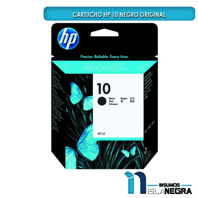 CARTUCHO HP 10 NEGRO ORIGINAL
