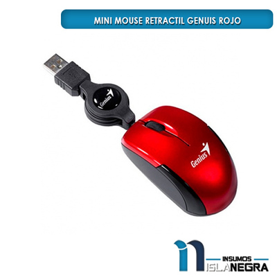 MINI MOUSE ALAMBRICO RETRACTIL GENIUS