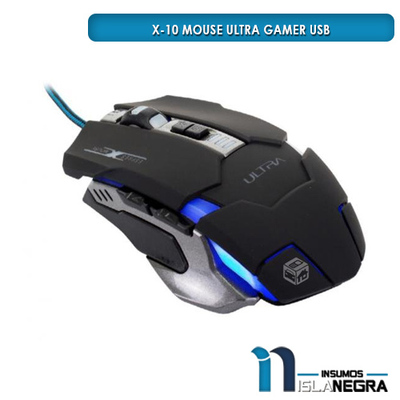 MOUSE ALAMBRICO GAMER ULTRA X10 29UTX-00X10