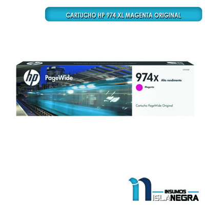 CARTUCHO HP 974X MAGENTA ORIGINAL