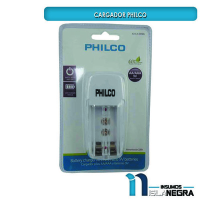 CARGADOR DE BATERIAS PHILCO AA/AAA