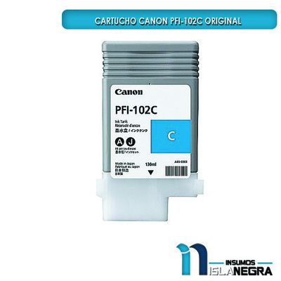 CARTUCHO CANON PFI-102C CYAN ORIGINAL