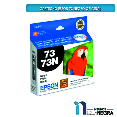 CARTUCHO EPSON 73 NEGRO ORIGINAL