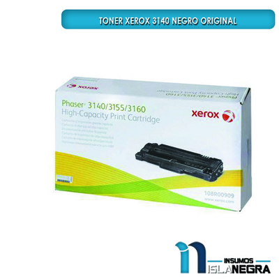 TONER XEROX 3140/3155/3160 NEGRO ORIGINAL
