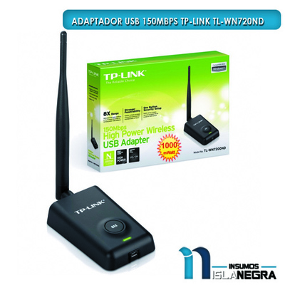 ADAPTADOR USB 150MBPS TP-LINK TL-WN7200ND