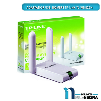 ADAPTADOR USB 300MBPS TP-LINK TL-WN822N