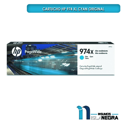 CARTUCHO HP 974X CYAN ORIGINAL