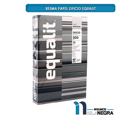 RESMA PAPEL OFICIO EQUALIT