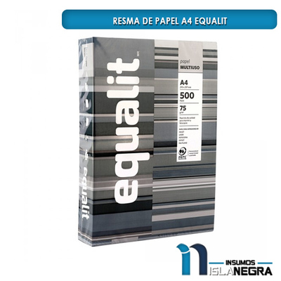 RESMA DE PAPEL A4 EQUALIT