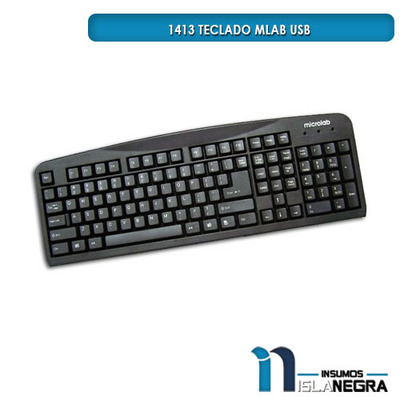 TECLADO ALAMBRICO MLAB 1413