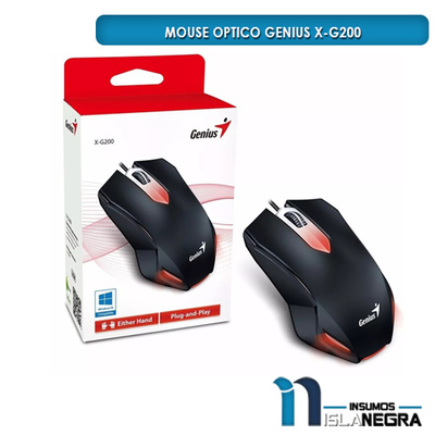 MOUSE ALAMBRICO GENIUS USB X-G200 