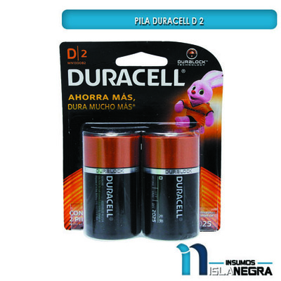 PILA D DURACELL 2 UNIDADES