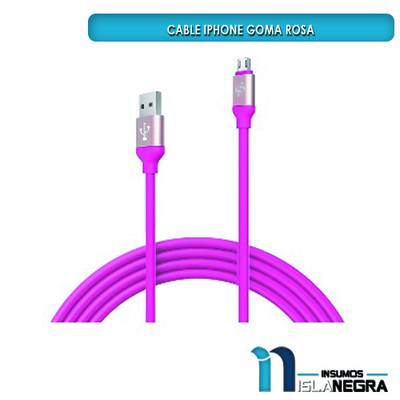 CABLE IPHONE GOMA