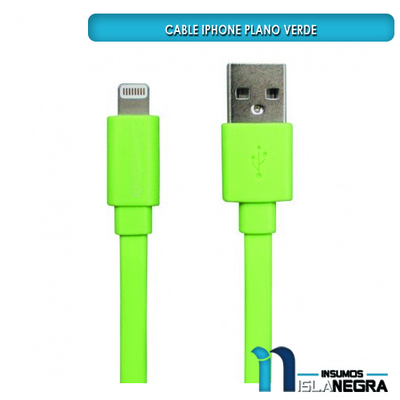 CABLE USB IPHONE PLANO