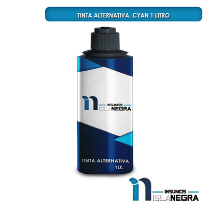 BOTELLA DE TINTA DE LITRO CYAN ALTERNATIVA