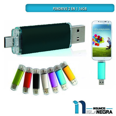 PENDRIVE FLASH 16GB PARA TELEFONO