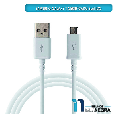 CABLE USB GALAXY S CERTIFICADO