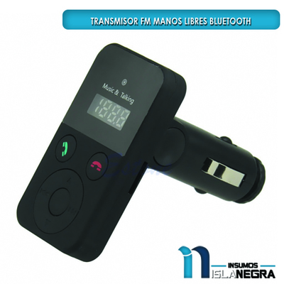 TRANSMISOR FM MANOS LIBRES BLUETOOTH